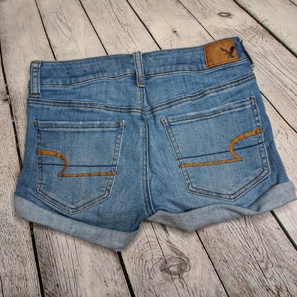 Blue jean shorts - Picture 3 of 6